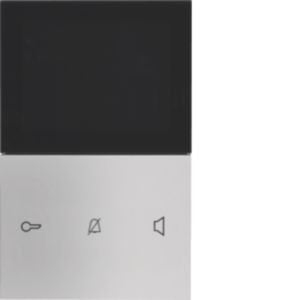 Elcom - Innenstation für Türkommunikation Video-Innenstation Komfort REA653Y AP 2Draht si/matt
