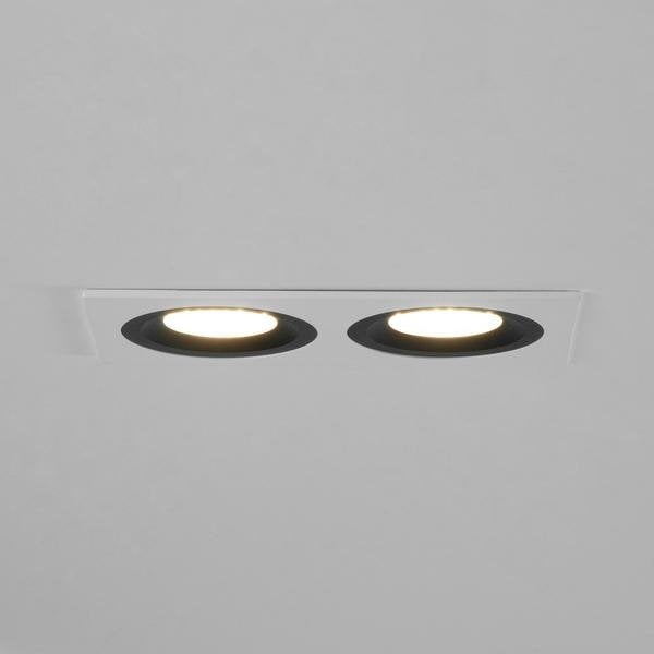 Brumberg Leuchten - Downlight/Strahler/Flutlicht Einbaumodul rechteckig 45024550 2-fach