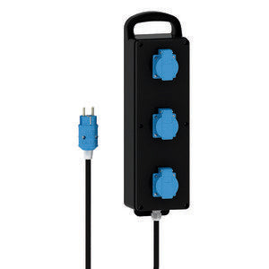 Bals Elektrotech - CEE-Steckdosen-Kombination (IEC 60309) Vollgummi-Blockverteiler 5350