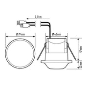 ESYLUX - Bewegungsmelder/Präsenzmelder komplett Präsenzmelder BASIC EX #EB10431821 Deckeneinbau