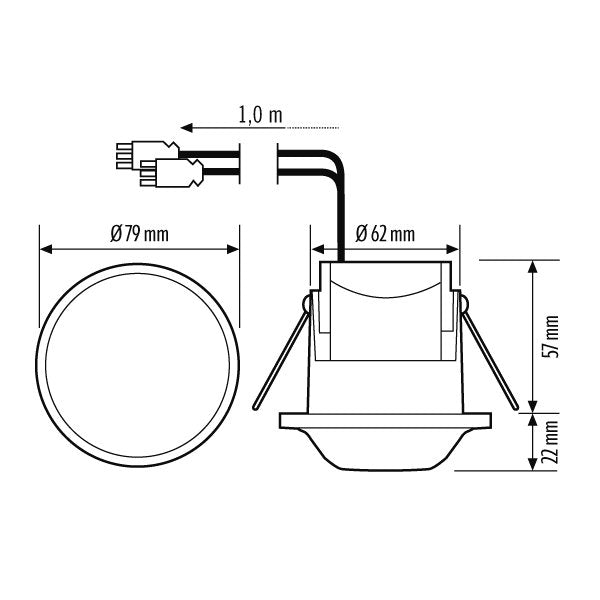 ESYLUX - Bewegungsmelder/Präsenzmelder komplett Präsenzmelder BASIC EX #EB10431821 Deckeneinbau