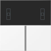 Jung - Abdeckung/Bedienelement für Installationsschalterprogramme KNX-Tastensatz LS 4093 TSA WWM f. Komfortregler