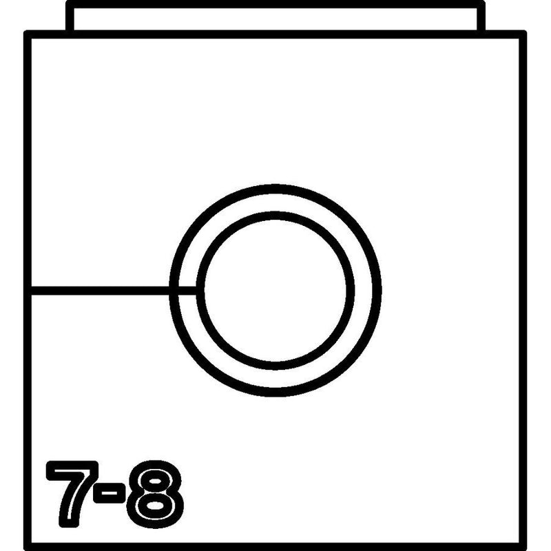 HellermannTyton - Kabelführung für Gehäuse/Schränke Einfachtülle VP-S_7-8 VarioPlate 7-8 mm − 20 Stück