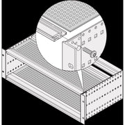 Schroff - Dach-/Bodenelement (Gehäuse/Schaltschrank) Abdeckblech 24561051 (VE2) 84TE