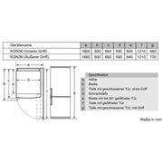 Bosch - Kühl-/Gefrierkombination Kühl/Gefrierkombi KGN36NWEA Serie2