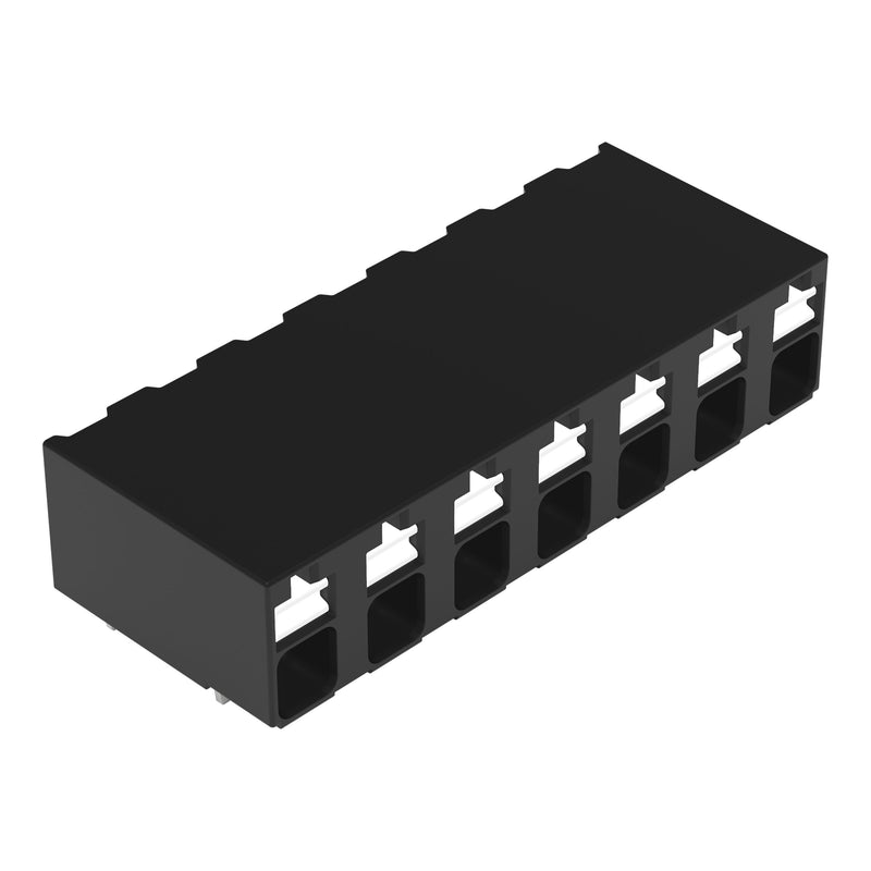 WAGO - Leiterplattenklemme THR-Leiterplattenklemme 20863207300000997607 Drücker,1,5mm²,sw − 1660 Stück