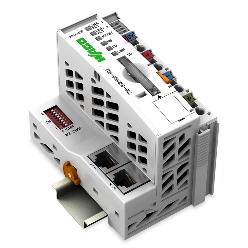 WAGO - SPS-Grundgerät Controller BACnet/IP 750-832/000-002 SD-Karten-Steckplatz