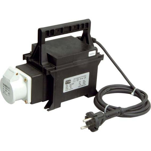 Trafo-Technik-Hoppecke - Einphasen-Steuertransformator Sicherheitstrafo, tragbar ET-CEE 400VA 230/24V sw