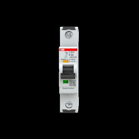 ABB Stotz S&J - Leitungsschutzschalter Sicherungsautomat S301P-K6 25kA, 6A, 1P