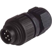 Hirschmann ICON - Rundsteckverbinder, feldkonfektionierbar (Industriesteckverbinder) Leitungsstecker CA 6 LS gerade