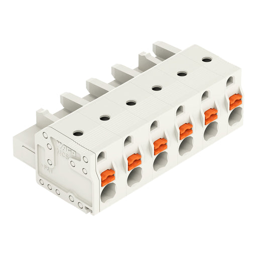 WAGO - Kabelsteckverbinder für Leiterplattensteckverbinder 1-Leiter-Federleiste 2721-206/026-000 Push-inCAGECLAMP,lgr − 50 Stück
