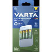Varta Cons.Varta - Universal-Ladegerät VARTA Eco Charger Pro Recycled 2100mAh 4x AA 56816