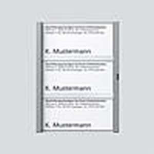 Siedle&Söhne - Zubehör/Ersatzteile für Türkommunikation Namensschild sil-met kpl. 200029045-00 f.TM 611-3 SM