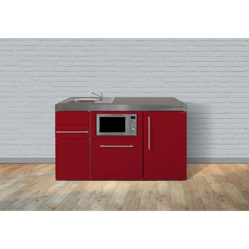 Stengel - Mini-Küche Miniküche Premiumline MPGSMBR150KSGSIKFrBl Bordeauxrot