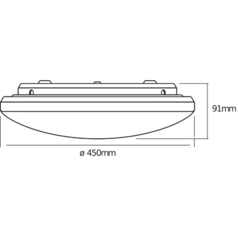 Ledvance - Decken-/Wandleuchte LED-Deckenleuchte ORBIS #4058075633131 CCT