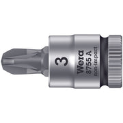 Wera - Kreuzschlitzschrauben-Einsatz für Steckschlüssel Zyklop Bit-Nuss 05003355001 PZ 3x28,0