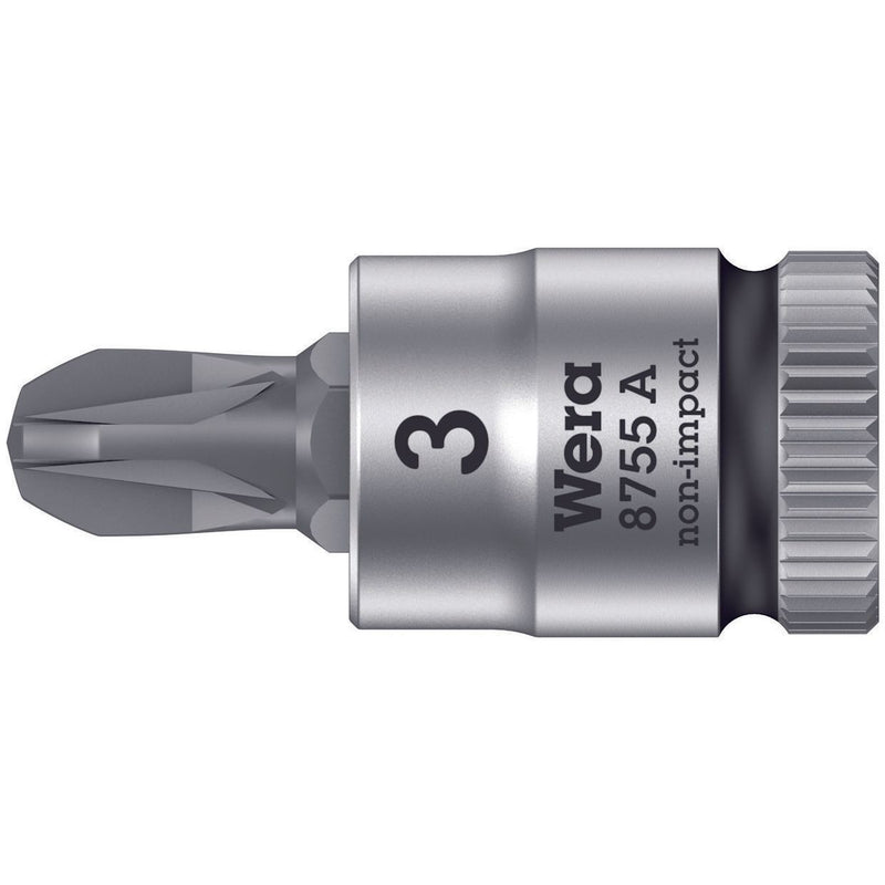 Wera - Kreuzschlitzschrauben-Einsatz für Steckschlüssel Zyklop Bit-Nuss 05003355001 PZ 3x28,0