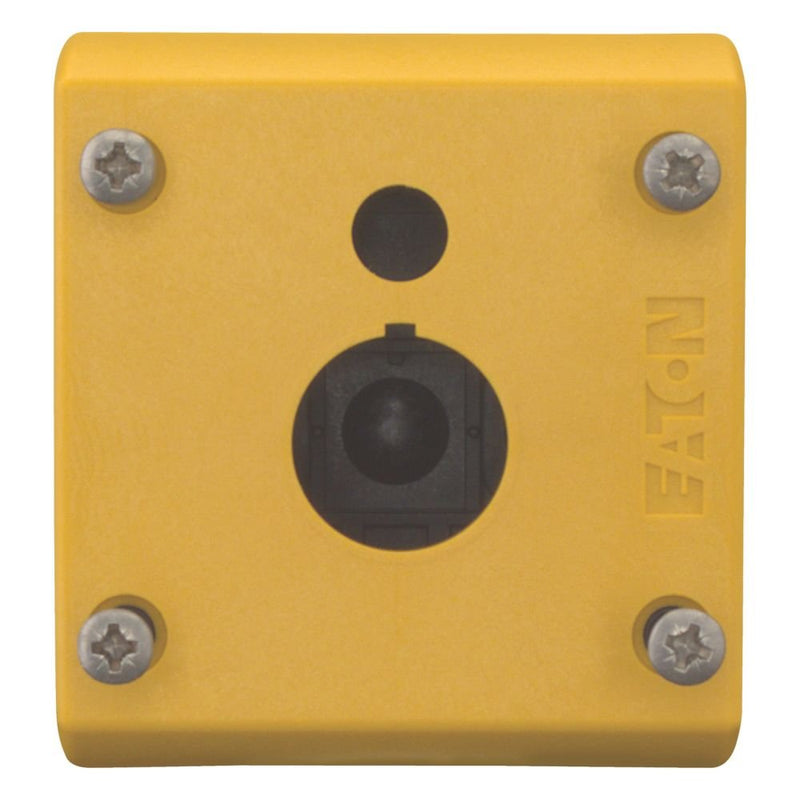 Eaton - Gehäuse für Befehls- und Meldegeräte Aufbaugehäuse M22-IY1-XPV60 1 Einbaustelle, gelb