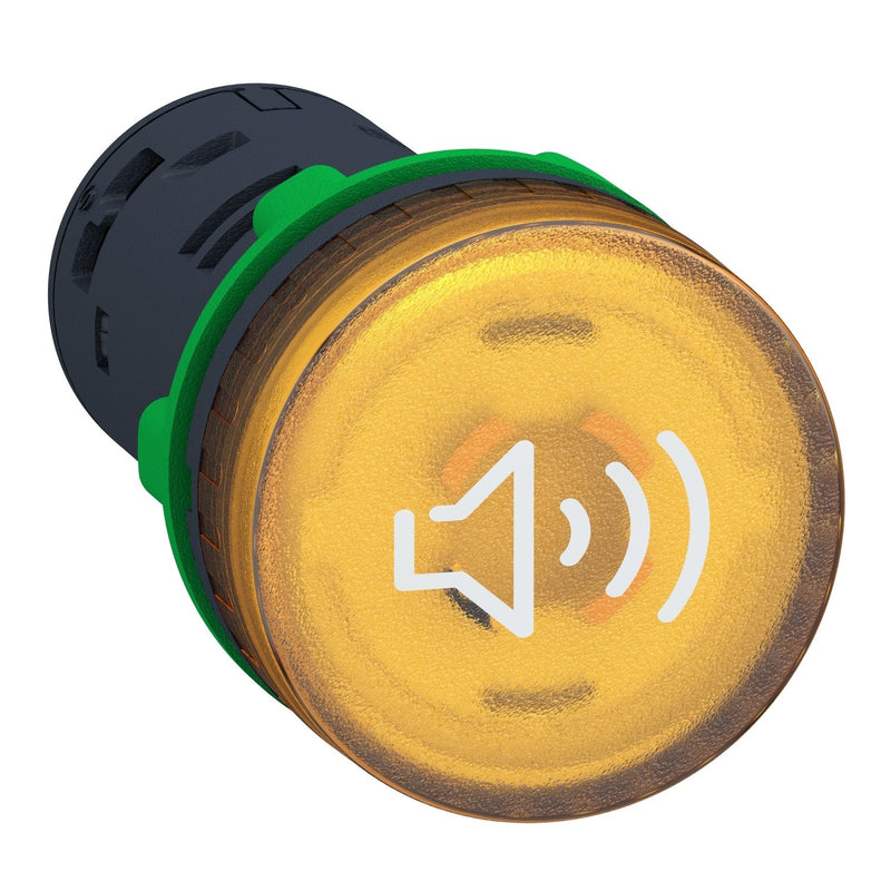Schneider Electric - Akustikmelder Harmony Buzzer beleuchtbar XB5KS2M8 ge D22mm 230-240V AC − 1 Stück