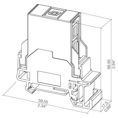 Weidmüller - Kommunikationstechnik-Adapter Tragschienen-Outlet IE-TO-SCRJ-SM LWL − 10 Stück