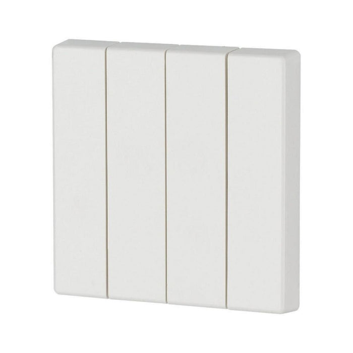 Eaton - Abdeckung/Bedienelement für Installationsschalterprogramme Wippe 4-fach CWIZ-04/37 weiß alpin glänzend  − 1 Stück
