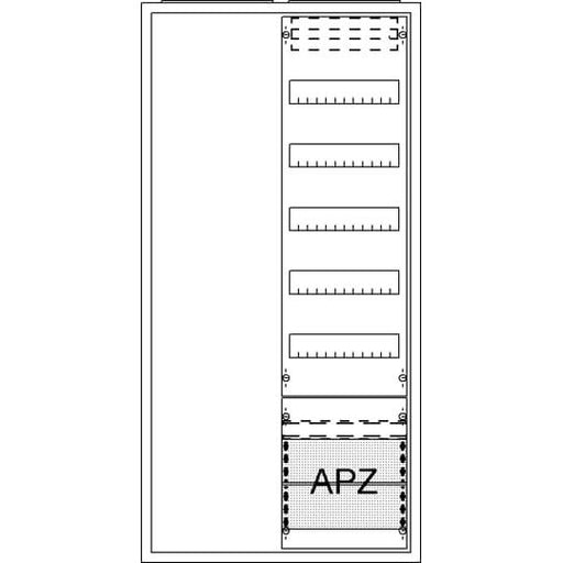 Striebel&amp;John - Zähler-Komplettschrank Ausbauschrank AA27A1A APA27 1F1V5A2 − 1 Stück by Striebel&amp;John

