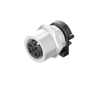 Weidmüller - Rundsteckverbinder, Einbau (PCB) Stecker SAIE-M12BB-4-F5.5TL M12 − 10 Stück