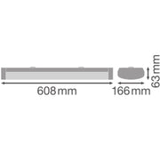 Ledvance - Decken-/Wandleuchte LED-Wand-u.Deckenleuchte LNSFIP44D.600P18W840 840, DALI