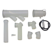 Vaillant - Einwandiges Abgasformstück 2 Anschlüsse Basis-Anschluss-Set 2er 0020106430 2er Kaskade