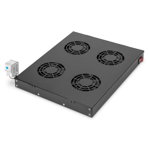 DIGITUS - Lüfter (Schaltschrank) Lüftereinheit DN-19 FAN-4-HO-SW 4 Lüfter,RAL 9005