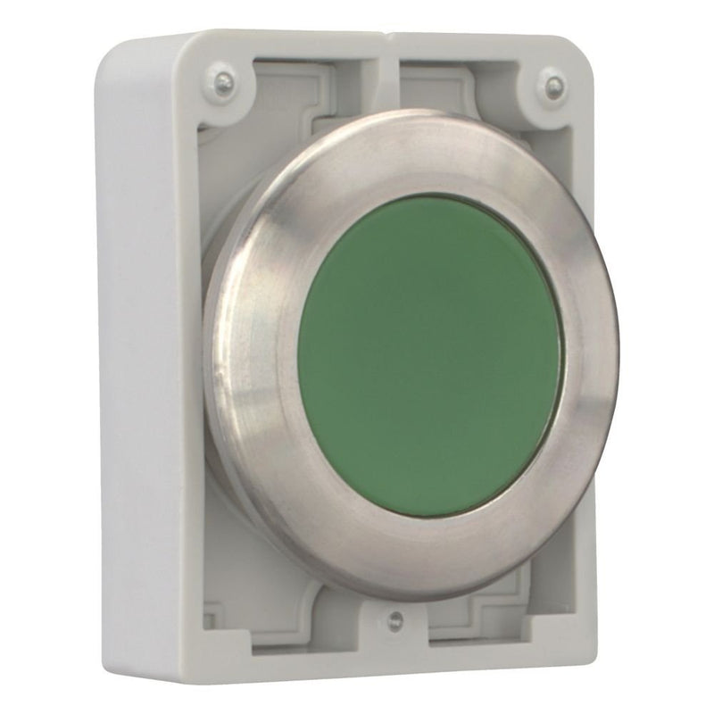 Eaton - Frontelement für Drucktaster Drucktaste RMQ-Titan M30I-FDR-G flach rastend grün