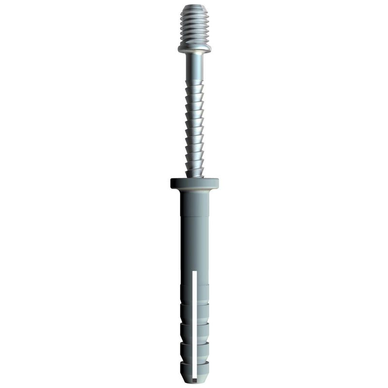 OBO Bettermann - Nageldübel Schlagdübel 910 SDM M6 M6/6x40mm, PA, lgr − 100 Stück