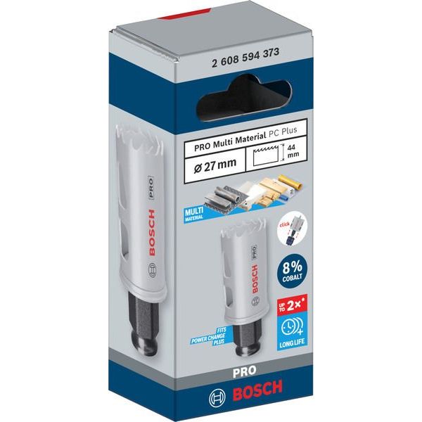 Bosch - Lochsäge PRO Multi Material PC Plus 2608594373 Lochsäge, 27 mm