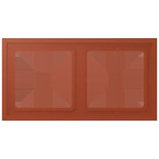 Jung - Abdeckrahmen Rahmen 2-fach LCZ 982 BF 232 locre rouge