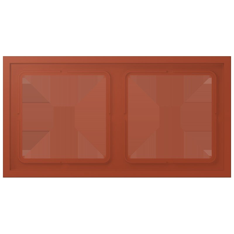 Jung - Abdeckrahmen Rahmen 2-fach LCZ 982 BF 232 locre rouge