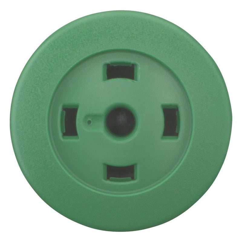 Eaton - Frontelement für Pilztaster Pilzdrucktaste M22-DP-G-X grün,blanko