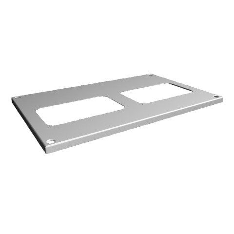 Rittal - Dach-/Bodenelement (Gehäuse/Schaltschrank) Dachblech SV 9681.564 BT: 600x400mm