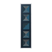 Jung - Abdeckrahmen Glasrahmen 5fach AV 585 GLM NB nachtblau