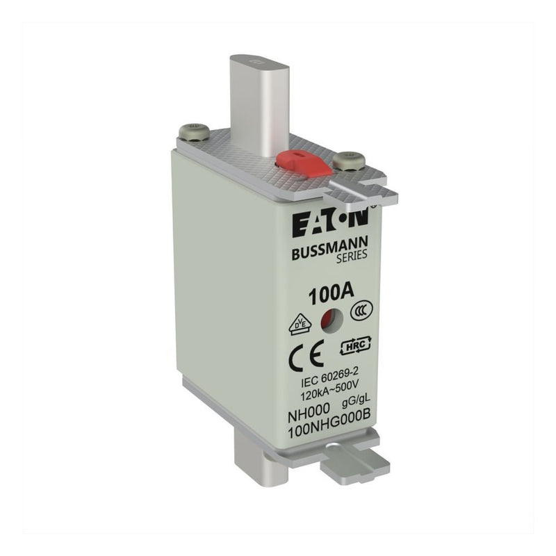 Eaton - Messersicherung Sicherungseinsatz Nieders. 100A500V#100NHG000B 100A AC 500V 120kA − 3 Stück
