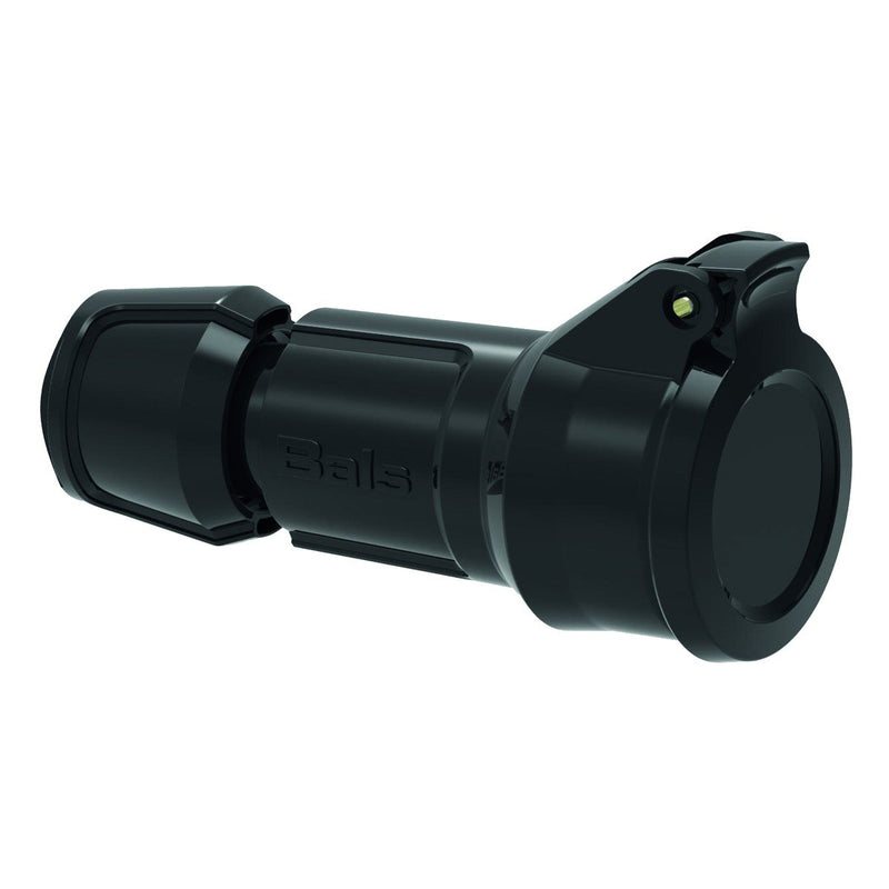 Bals Elektrotech - Schutzkontaktkupplung Schutzkontakt-Kupplung 748809 16A 250V IP44, sw − 20 Stück