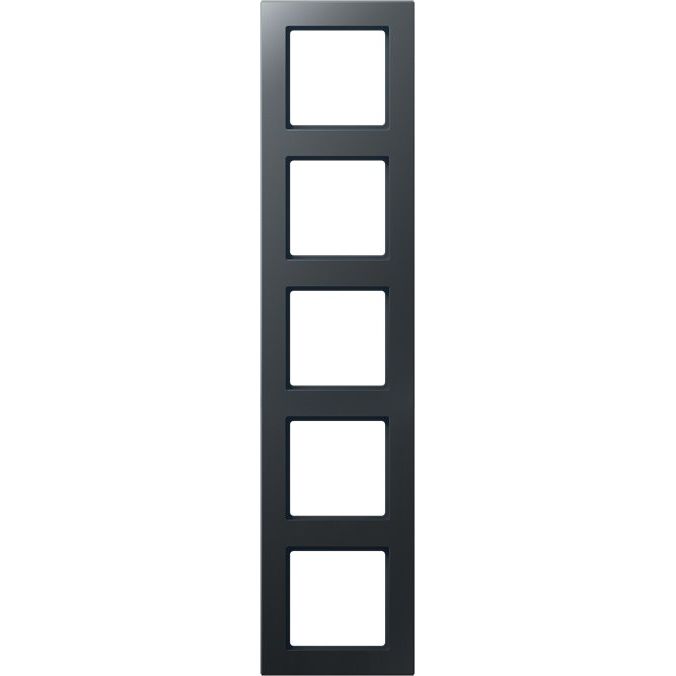 Jung - Abdeckrahmen Rahmen 5-fach AC 585 BF ANM anthrazit matt