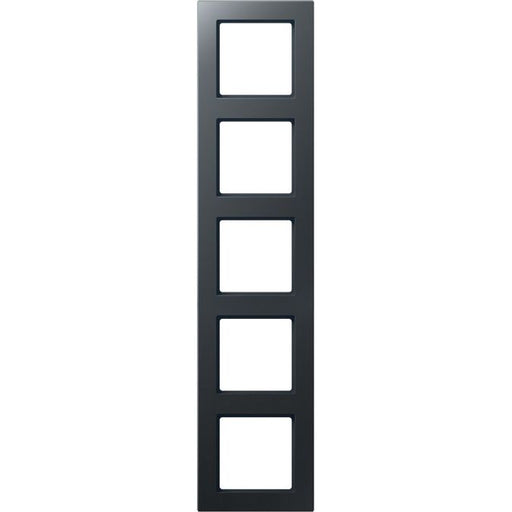 Jung - Abdeckrahmen Rahmen 5-fach AC 585 BF ANM anthrazit matt