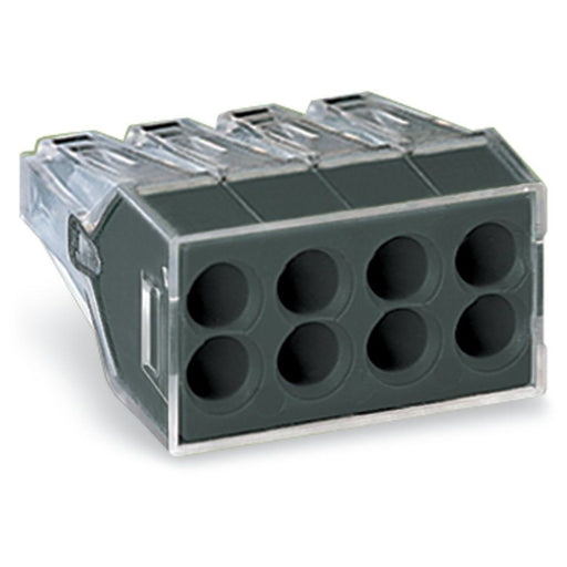 WAGO - Steckklemme Dosenklemme,zweireihig 773-108 8x1-2,5qmm,transp. − 50 Stück