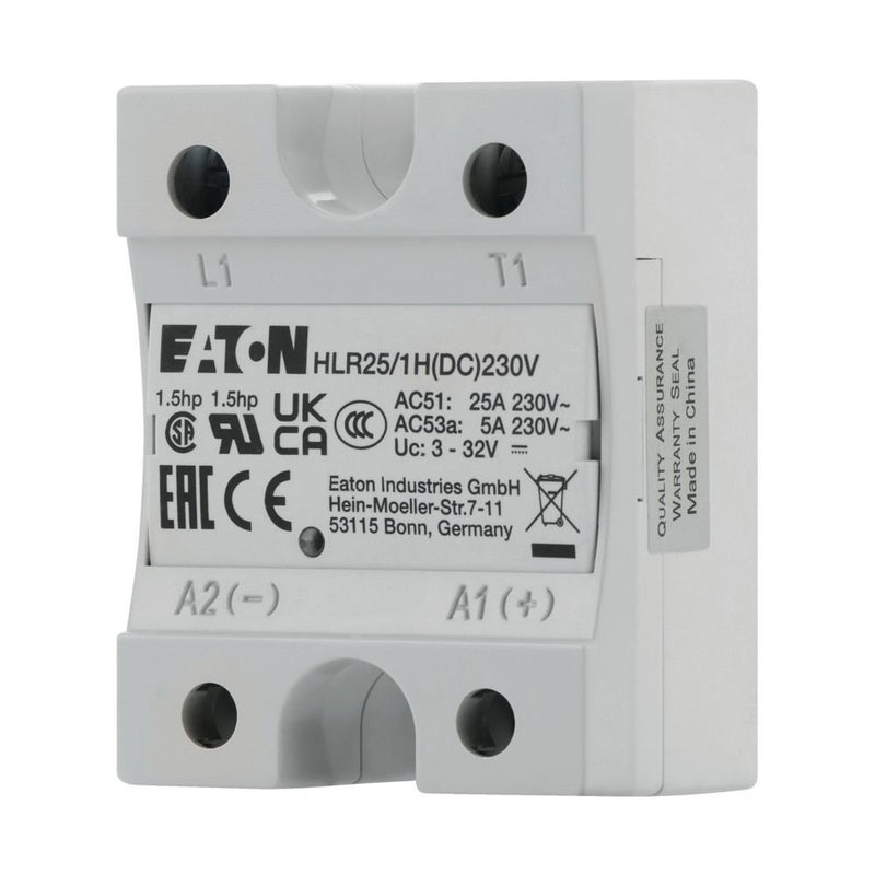 Eaton - Halbleiterrelais Halbleiterrelais, Hockey HLR25/1H(DC)230V Puck, 1-phasig, 25 A