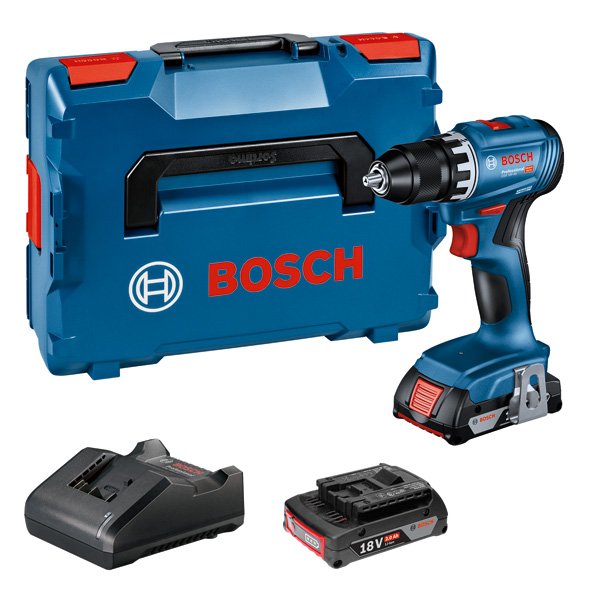 Bosch - Bohrschrauber (Akku) Akku-Bohrschrauber, 2 x Ak 06019K3203 18V 2.0Ah, L-BOXX136