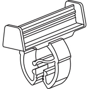 HellermannTyton - Kabelmarkierungssystem Kennzeichnungsclip WICAAC1025PA66(100) vorbedr. PA66 HIRHS − 100 Stück