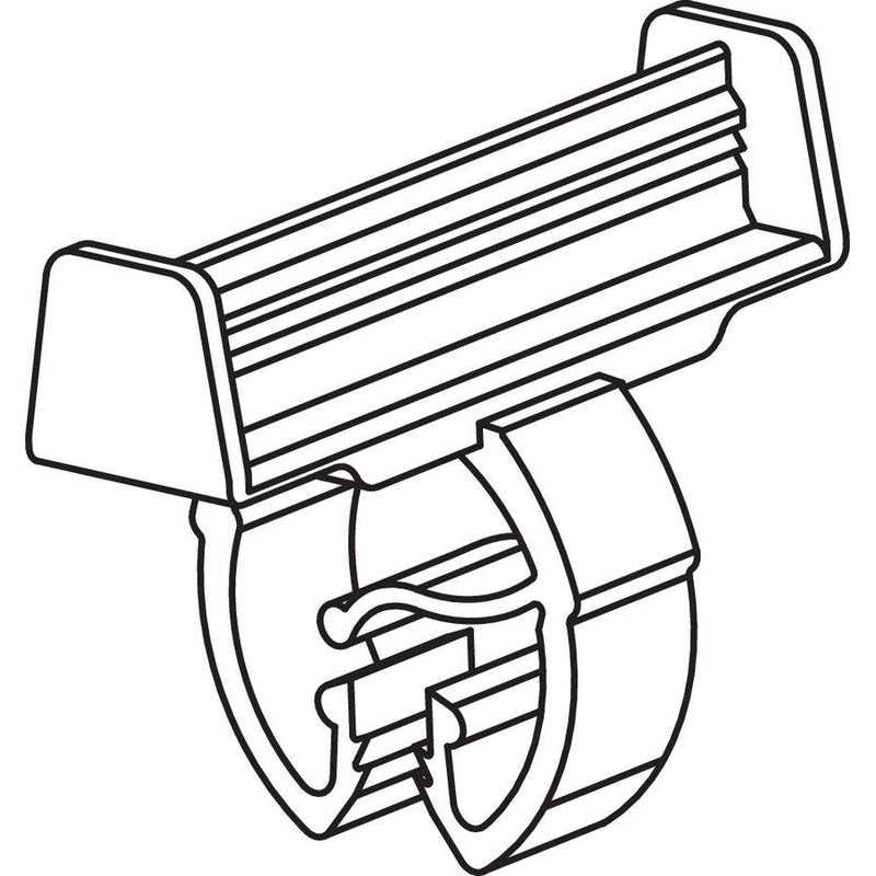 HellermannTyton - Kabelmarkierungssystem Kennzeichnungsclip WICAAC1025PA66(100) vorbedr. PA66 HIRHS − 100 Stück