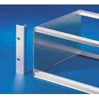 Heitec - Befestigungsteil für Baugruppe mit Rastermaß 482,6 mm (19 Zoll) Flansch f. ECO 3688.110 ohne Griffbohrungen