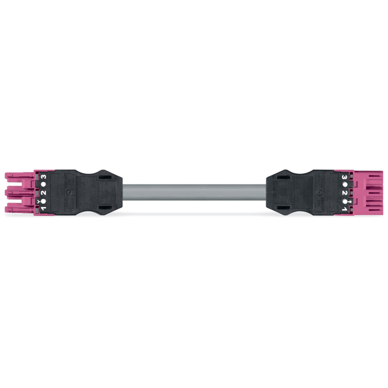 WAGO - Konfektionierte Leitung für steckbare Gebäudeinstallation konfekt.Verbindungsleitung 771-9993/006-307 Eca,Buchse Stecker