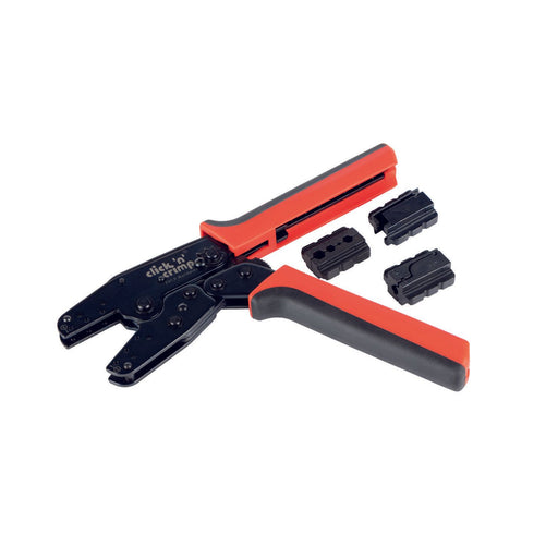 Cimco Werkzeuge - Presswerkzeug Kabelschuhe/Verbinder, Aderendhülsen, Schirmanschluss Presszangensystem 106009 Click n Crimp Datenn
